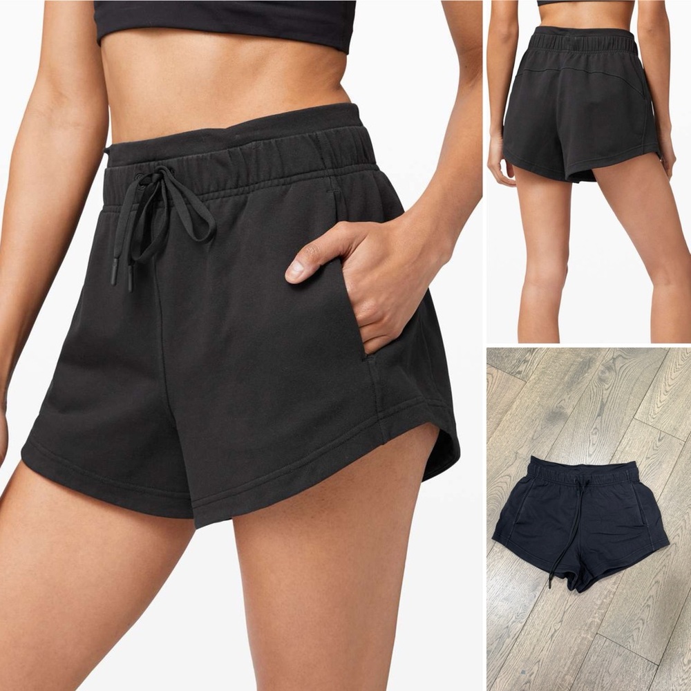 Lululemon | Inner Glow High-Rise Short 3” Black | Size 6